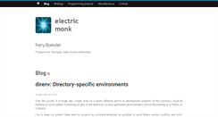 Desktop Screenshot of electricmonk.nl