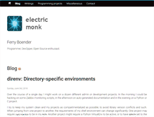 Tablet Screenshot of electricmonk.nl